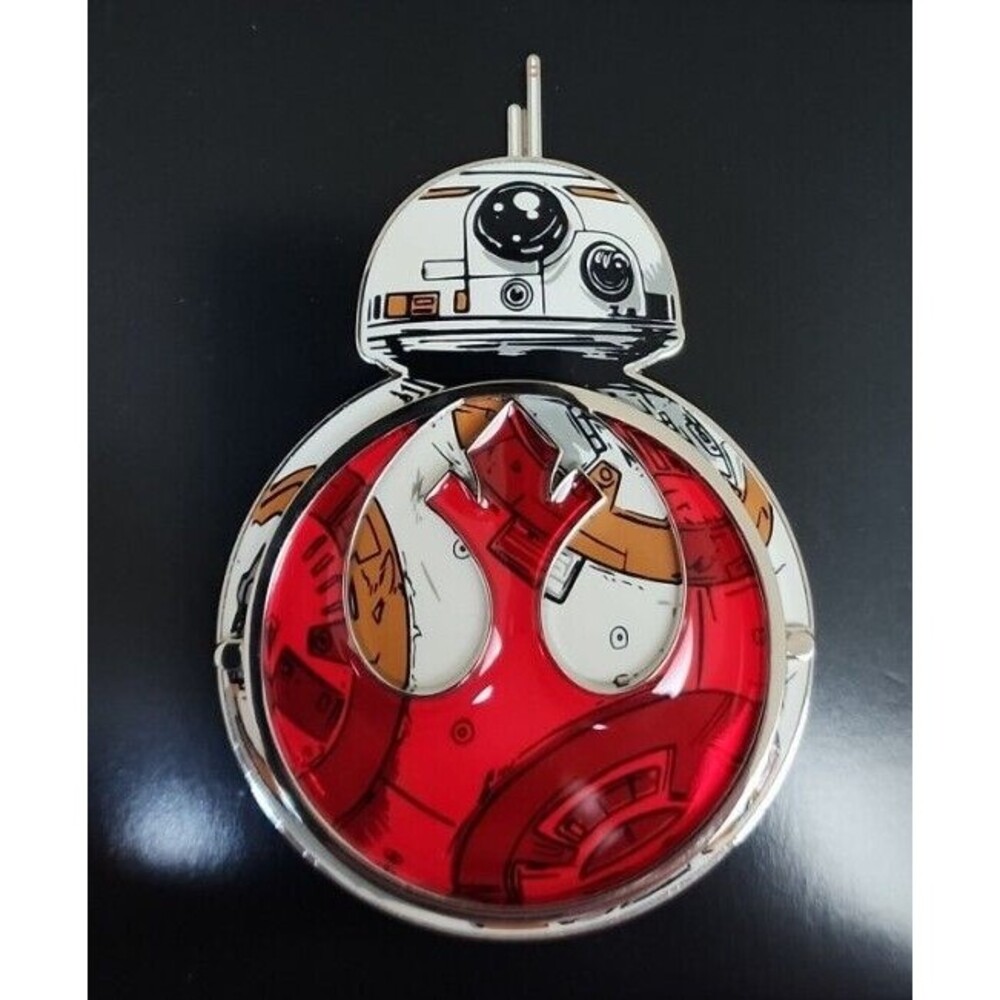 Disney Star Wars BB-8 Rebel Logo Jumbo 3.5” Pin The Last Jedi LE 1000 New